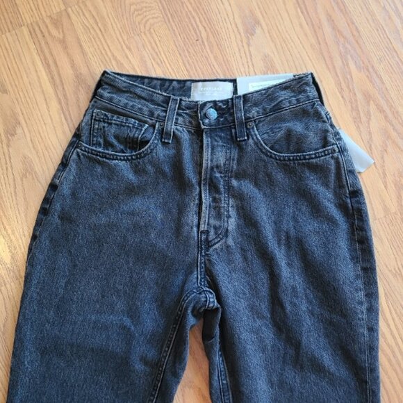 NWT! EVERLANE THE CURVY '90s CHEEKY STRAIGHT JEAN ANKLE HIGH RISE ORGANIC sz 26 - Picture 3 of 7